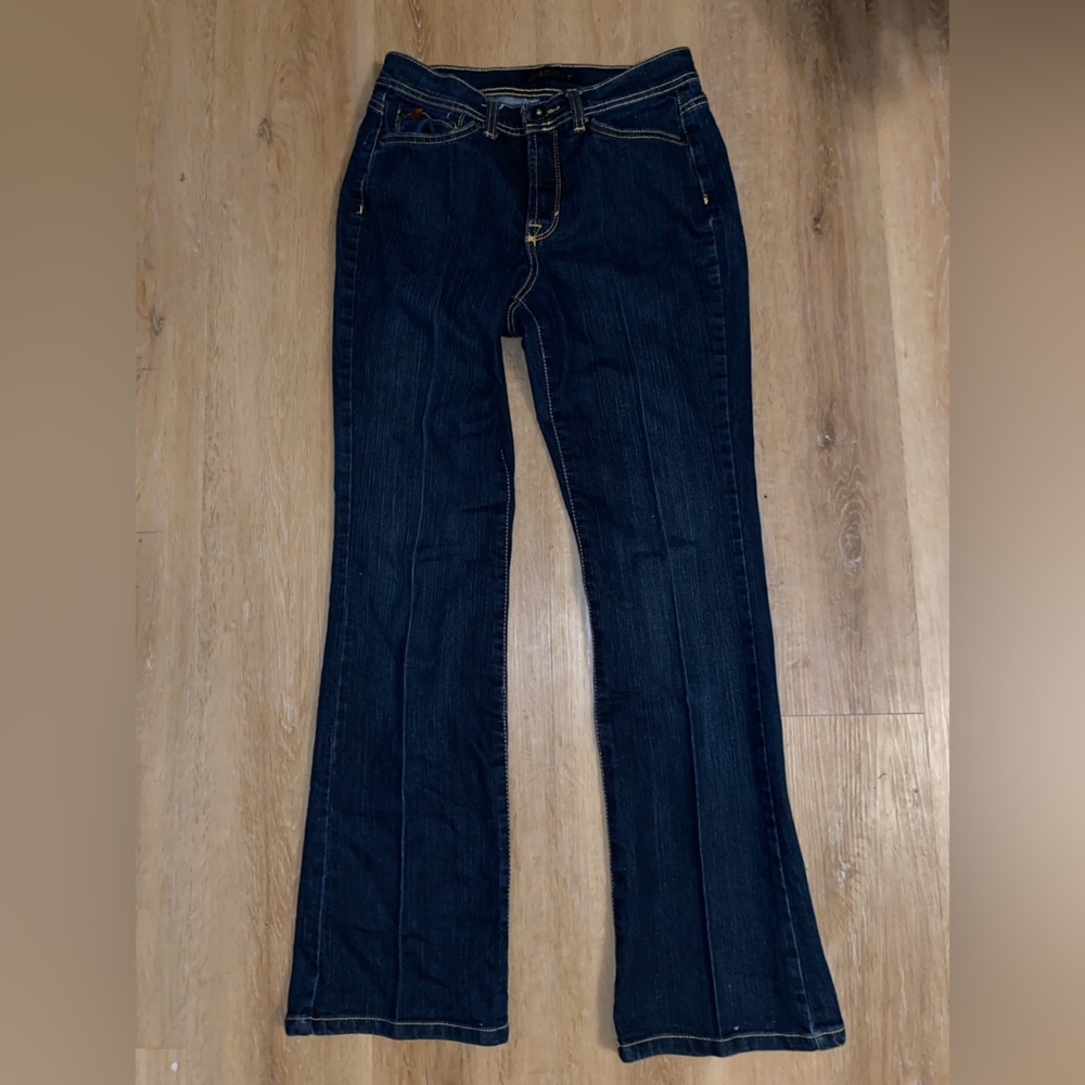 Jeanstar Women's Deep Indigo Straight Leg Jeans